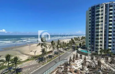 Apartamento vista lateral mar 2 quartos, real, praia grande