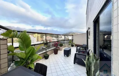 Cobertura para venda em teresópolis, várzea, 3 dormitórios, 1 suíte, 2 banheiros, 1 vaga