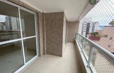 Apartamento 2 dormitórios, 1 suíte, 1 vaga, varanda, à venda, 70 m² por r$ 400.000 - ocian - praia grande/sp