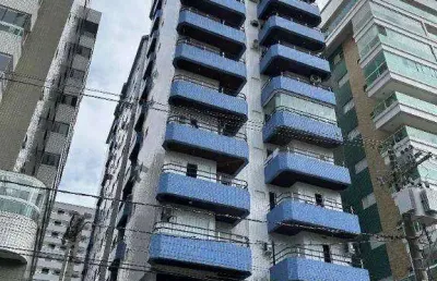 Apartamento com 2 dormitórios à venda, 84 m² por r$ 460.000 - canto do forte - praia grande/sp