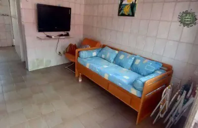 Casa de condomínio com 1 dormitório à venda, 50 m² por r$ 280.000 - aviação - praia grande/sp