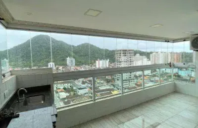 Apartamento com 2 dormitórios à venda, 81 m² por r$ 600.000,00 - canto do forte - praia grande/sp