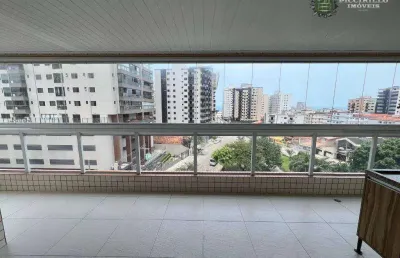 Apartamento com 3 dormitórios à venda, 154 m² por r$ 1.390.000,00 - vila guilhermina - praia grande/sp