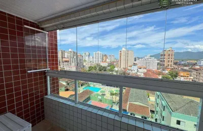 Apartamento com 2 dormitórios à venda, 78 m² por r$ 550.000 - caiçara - praia grande/sp
