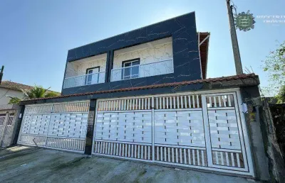 Casa com 2 dormitórios à venda, 45 m² por r$ 250.000 - jardim melvi - praia grande/sp