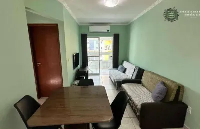 Apartamento com 1 dormitório à venda, 47 m² por r$ 350.000 - vila guilhermina - praia grande/sp