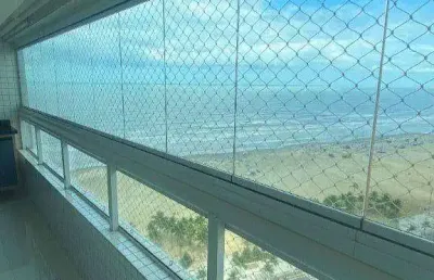 Apartamento com 3 dormitórios à venda, 140 m² por r$ 2.250.000,00 - vila guilhermina - praia grande/sp