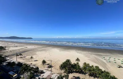 Apartamento frente mar com 1 dormitório à venda, 43 m² por r$ 320.000 - aviação - praia grande/sp