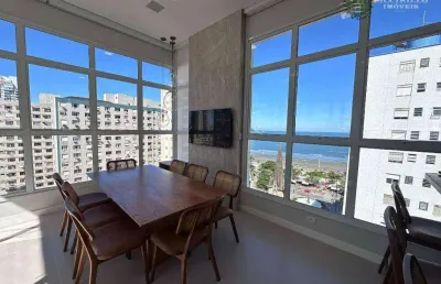 Cobertura com 3 dormitórios à venda, 158 m² por r$ 4.000.000,00 - embaré - santos/sp