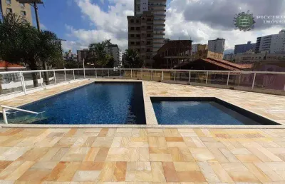 Apartamento com 1 dormitório para alugar, 42 m² por r$ 2.200/mês - caiçara - praia grande/sp