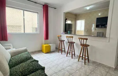 Apartamento com 1 dormitório à venda, 45 m² por r$ 269.000 - aviação - praia grande/sp