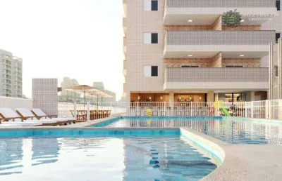 Apartamento com 2 dormitórios à venda, 101 m² por r$ 770.000 - vila guilhermina - praia grande/sp