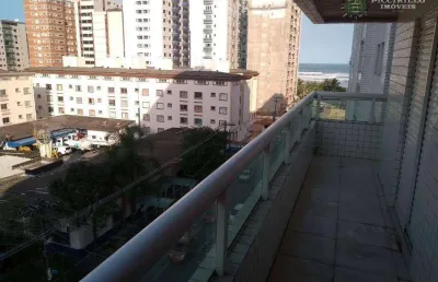 Apartamento com 3 dormitórios à venda, 125 m² por r$ 920.000 - vila guilhermina - praia grande/sp