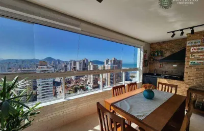 Apartamento com 3 dormitórios à venda, 126 m² por r$ 990.000 - aviação - praia grande/sp
