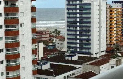 Apartamento com 2 dormitórios à venda, 48 m² por r$ 320.000 - vila assunção - praia grande/sp