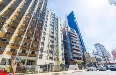 Apartamento com 1 dormitório para alugar, 42 m² por r$ 2.000,00/mês - centro - curitiba/pr