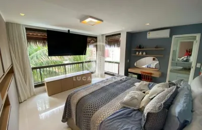Apartamento de praia para venda em aquiraz, porto das dunas, 4 dormitórios, 4 suítes, 5 banheiros, 2 vagas