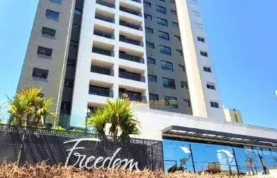 Apartamento com 1 dormitório para alugar, 43 m²  - gleba palhano - londrina/pr
