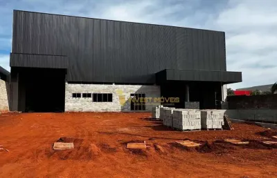 Exclusivo - barracão para locação na gleba jacutinga – londrina | área industrial | 1.600m² | 2 docas | estacionamento | r$ 25.500,00