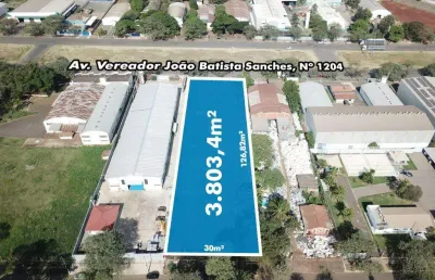 Terreno à venda em maringá, parque industrial, com 3803.4 m², parque industrial ii