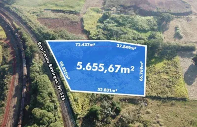 Terreno à venda em maringá, parque industrial, com 5655.67 m²