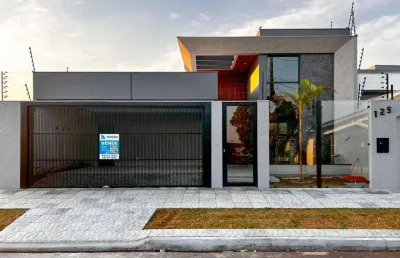 Casa à venda em maringá, jardim itália ii, com 3 suítes, com 221.97 m²