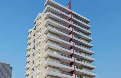 Apartamento para venda em praia grande, vila tupi, 2 dormitórios, 2 suítes, 1 banheiro, 1 vaga