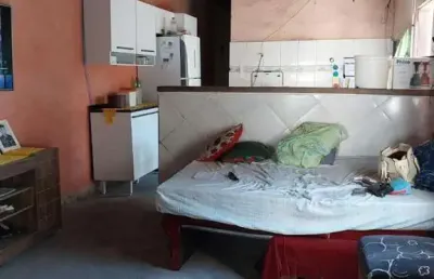 Casa para venda em peruíbe, caraguava, 1 dormitório, 1 banheiro, 2 vagas