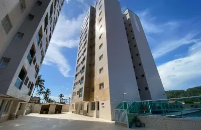 Apartamento para venda em itanhaém, praia dos sonhos, 3 dormitórios, 1 suíte, 2 banheiros, 1 vaga