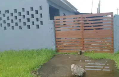 Casa para venda em itanhaém, gaivota, 2 dormitórios, 1 banheiro