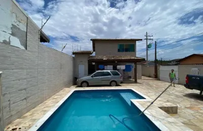 Casa para venda em itanhaém, cibratel 2, 3 dormitórios, 1 suíte, 2 banheiros, 4 vagas