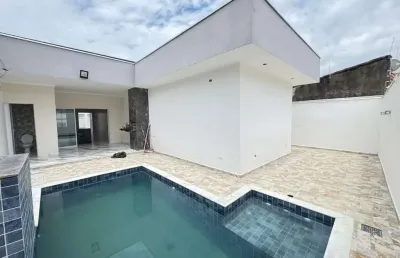 Casa para venda em itanhaém, tupy, 3 dormitórios, 2 suítes, 1 banheiro, 4 vagas