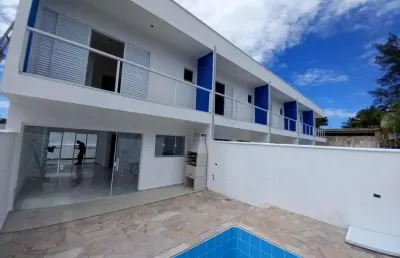 Casa em condomínio para venda em itanhaém, bopiranga, 2 dormitórios, 2 suítes, 1 banheiro, 1 vaga