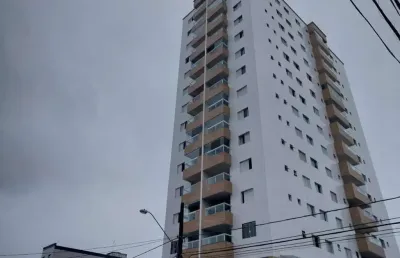 Apartamento para venda em praia grande, vila tupi, 1 dormitório, 1 banheiro, 1 vaga