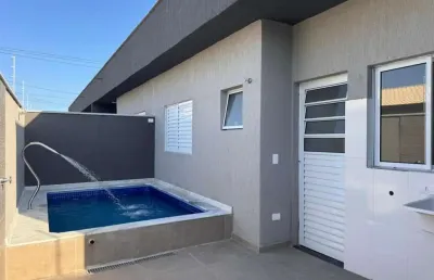 Casa para venda em itanhaém, cibratel 2, 2 dormitórios, 1 suíte, 1 banheiro, 1 vaga