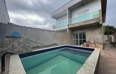 Casa para venda em itanhaém, jardim américa, 2 dormitórios, 2 suítes, 1 banheiro, 2 vagas