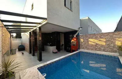 Casa para venda em itanhaém, jardim suarão, 3 dormitórios, 3 suítes, 1 banheiro