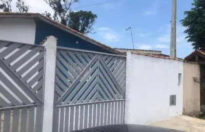 Casa para venda em itanhaém, umuarama, 1 dormitório, 1 banheiro