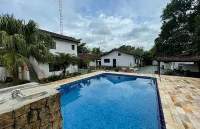 Chácara para venda em itanhaém, chácara glória, 5 dormitórios, 3 suítes, 2 banheiros, 10 vagas
