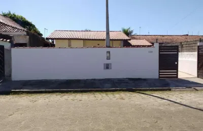 Casa para venda em itanhaém, bopiranga, 2 dormitórios, 1 banheiro, 2 vagas