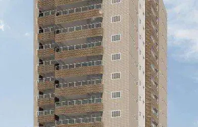 Apartamento para venda em praia grande, balneário flórida, 2 dormitórios, 1 suíte, 1 banheiro, 1 vaga