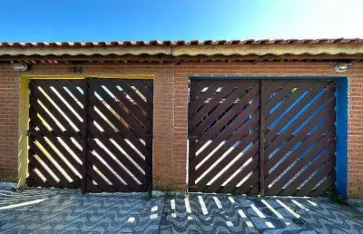 Casa para venda em itanhaém, gaivota, 1 dormitório, 1 banheiro, 2 vagas