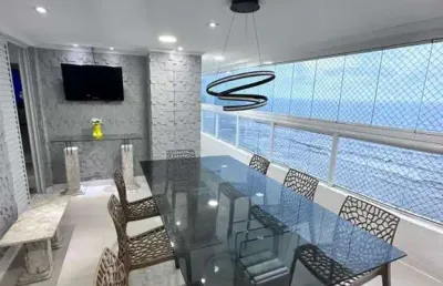 Apartamento para venda em mongaguá, centro, 4 dormitórios, 4 suítes, 1 banheiro, 2 vagas