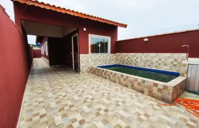 Casa para venda em itanhaém, campos elíseos, 2 dormitórios, 1 suíte, 1 banheiro, 2 vagas