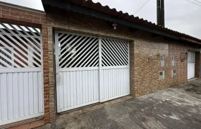 Casa para venda em itanhaém, tupy, 3 dormitórios, 1 suíte, 1 banheiro, 2 vagas