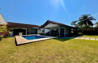 Casa para venda em itanhaém, grandesp, 3 dormitórios, 2 suítes, 1 banheiro, 10 vagas