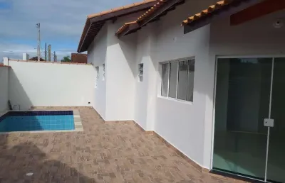 Casa para venda em itanhaém, tupy, 3 dormitórios, 1 suíte, 1 banheiro, 1 vaga