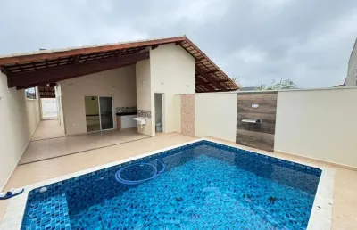 Casa para venda em itanhaém, grandesp, 2 dormitórios, 1 banheiro, 2 vagas