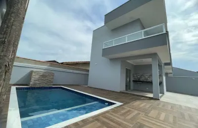 Casa para venda em itanhaém, cibratel 2, 3 dormitórios, 1 suíte, 1 banheiro, 2 vagas