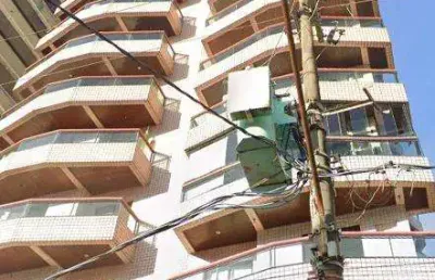 Apartamento para venda em praia grande, tupi, 1 dormitório, 1 banheiro, 1 vaga